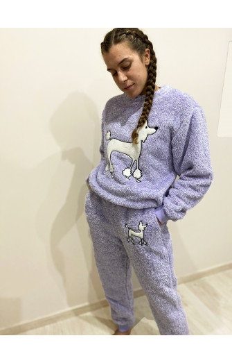 Pijama de mujer lila Pettrus